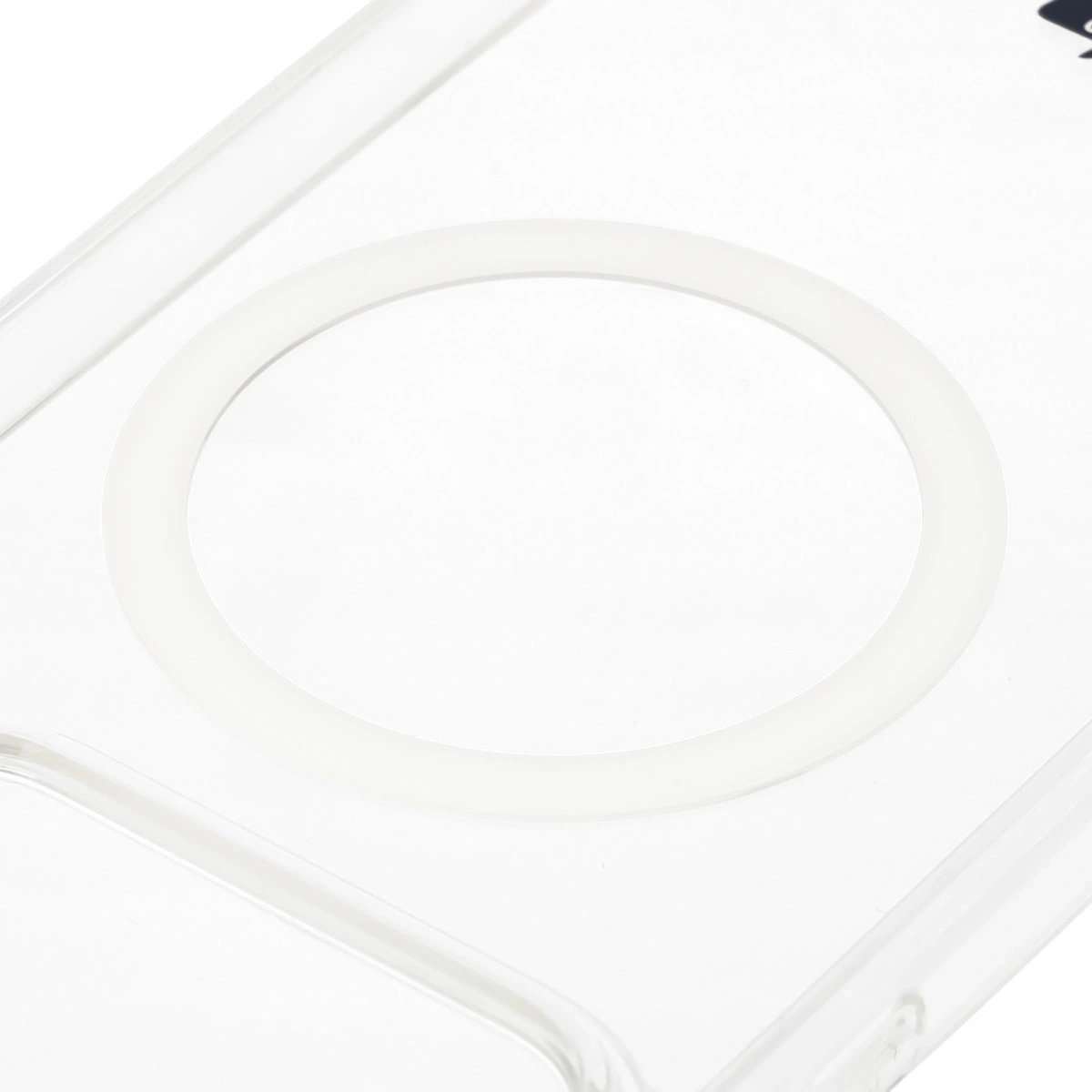 Pierścień magnetyczny w etui Bizon Case CrystalO do Realme GT 8 Pro